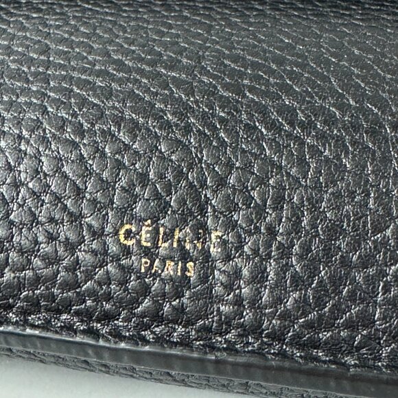 Authentic Celine Paris Black Leather Pouch - Picture 11 of 15